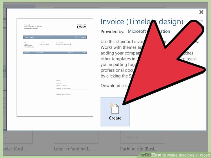 Create Invoice Template In Word Inspirational How to Make Invoices In Word 12 Steps with