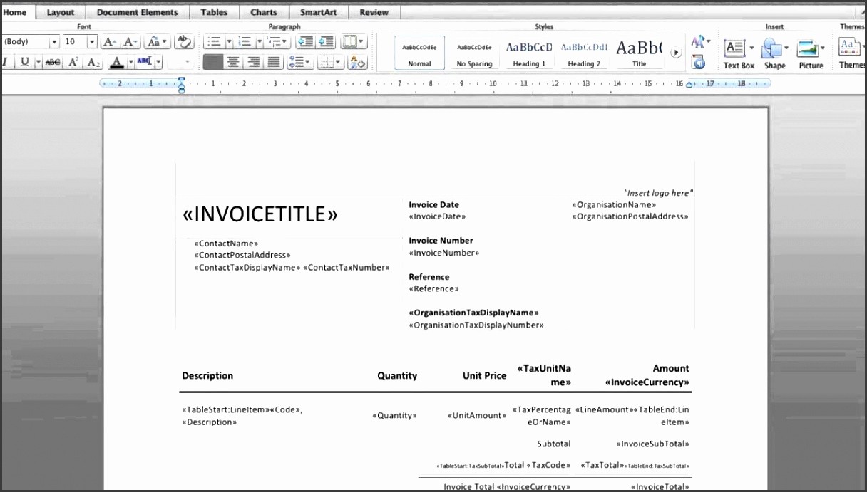 Create Invoice Template In Word New 10 Create An Invoice Template In Word Sampletemplatess