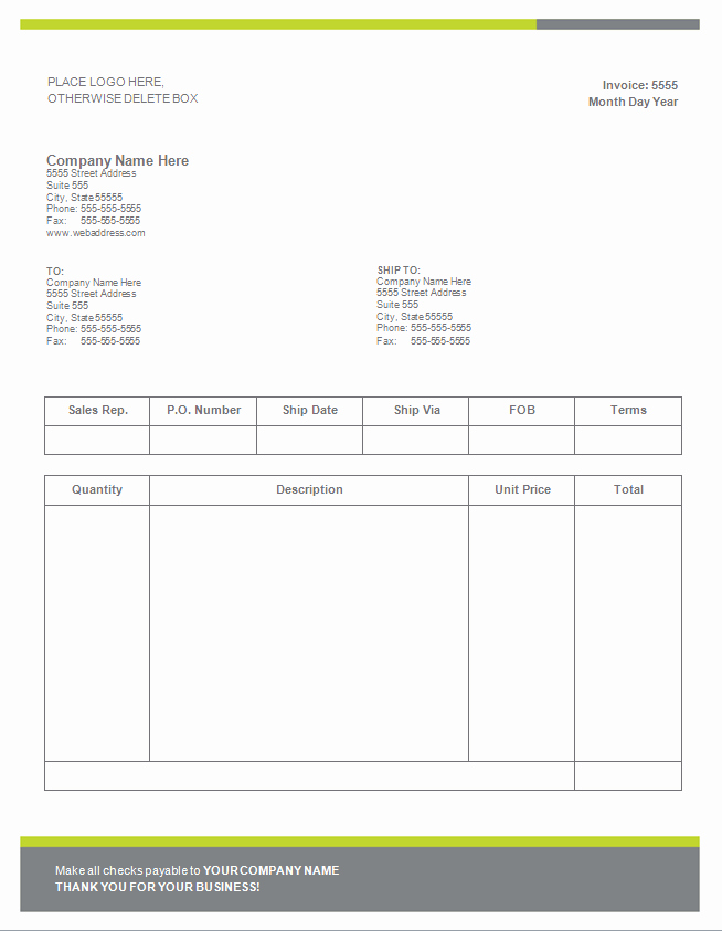 Create Invoice Template In Word New How to Make A Template In Word Beepmunk