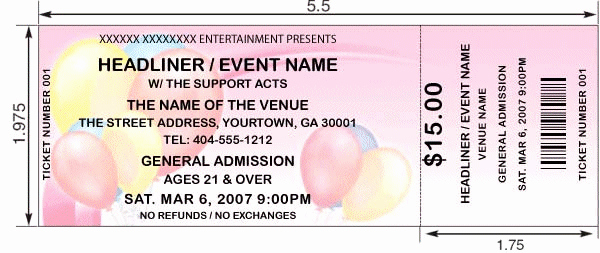 Create Your Own Tickets Free Elegant Print Your Own Tickets Template Free