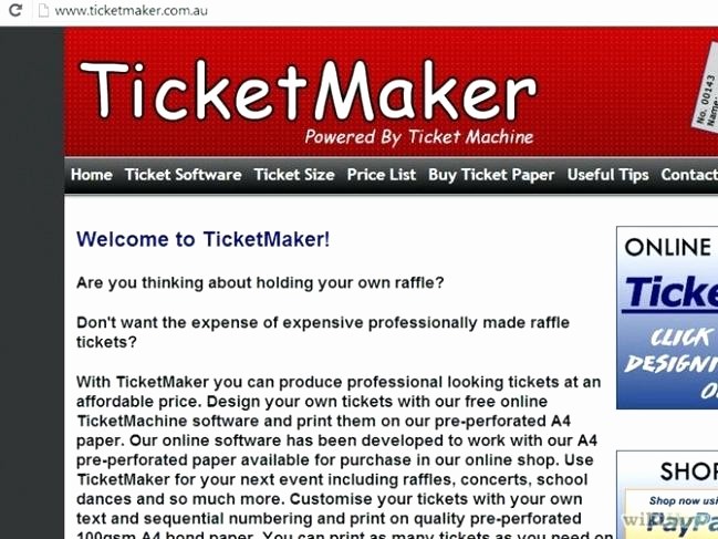 Create Your Own Tickets Free New Raffle Ticket Flyer Template Blue Templates for Google