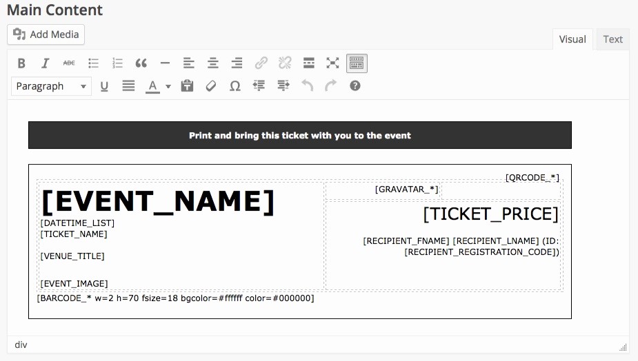Create Your Own Tickets Template Luxury Send Your attendees Tickets after their Registrations From