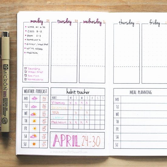 Create Your Own Weekly Calendar Elegant Download This Printable Weekly Bullet Journal Spread and