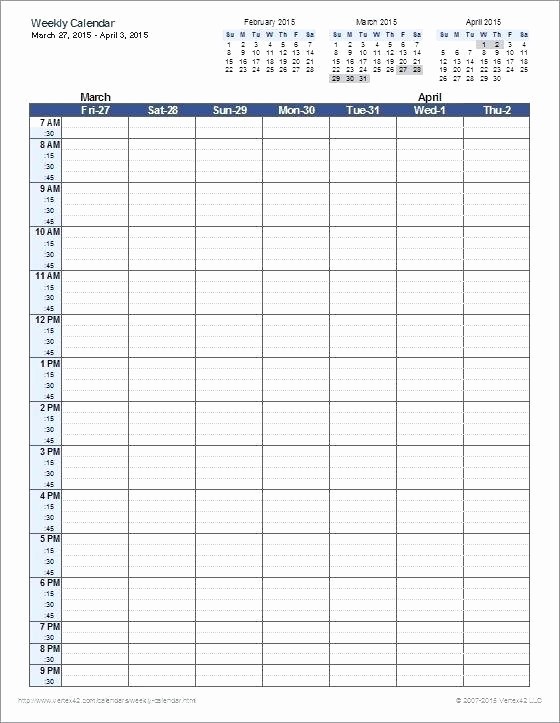 Create Your Own Weekly Calendar Inspirational Make Your Own Daily Calendar