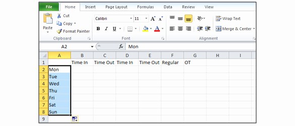 Creating A Timesheet In Excel Beautiful How to Make A Timesheet In Excel with formulas Hssf and