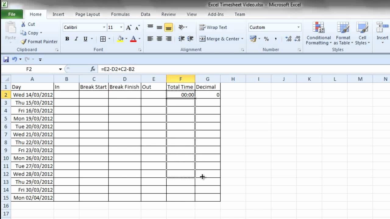 Creating A Timesheet In Excel Best Of Simple Excel Timesheet