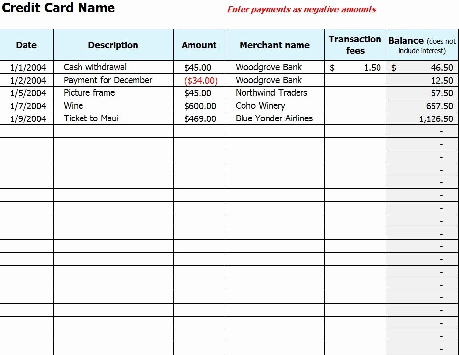 Credit Card Payment Tracking Spreadsheet Awesome the Credit Card Use Log Work Pinterest