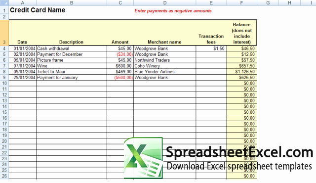 Credit Card Payment Tracking Spreadsheet Unique 25 Of Credit Card Tracking Spreadsheet Template