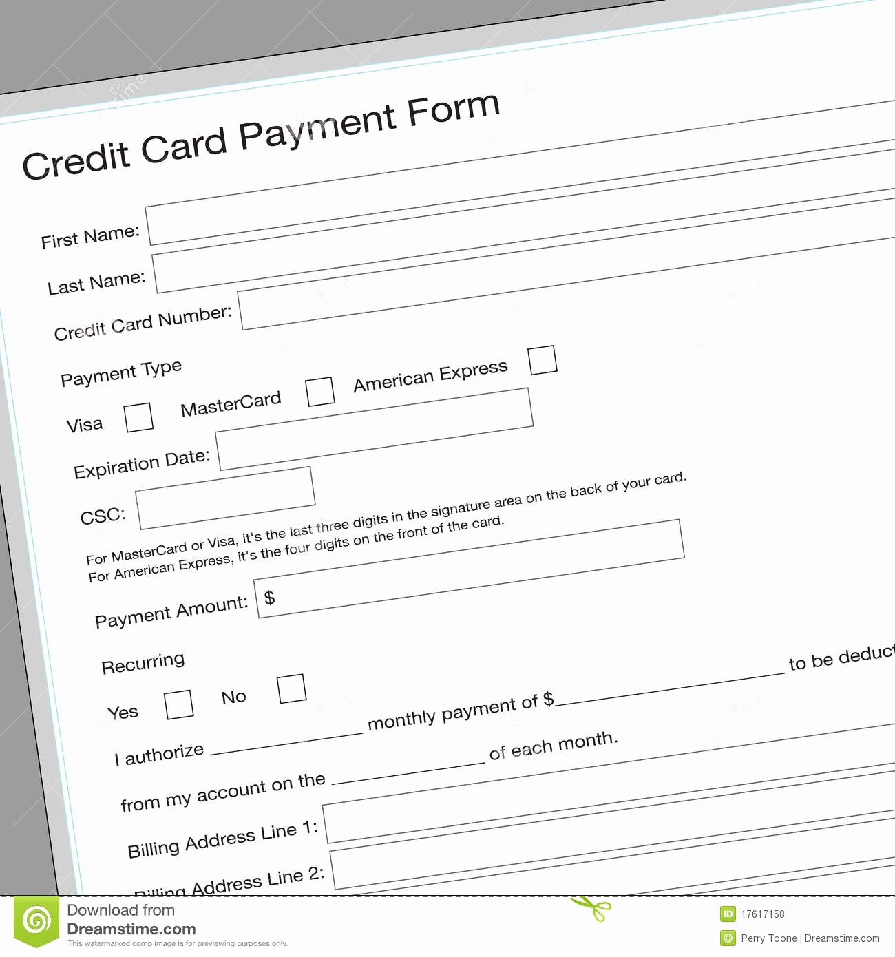 Credit Card Sign Out Sheet New Credit Card Application form Royalty Free Stock S