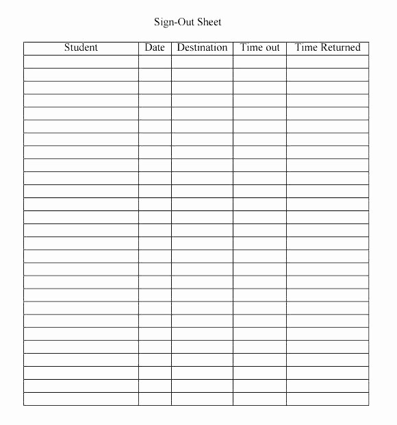 Credit Card Sign Out Sheet Unique Beaufiful Visitor Log Template 5 Ms Word Excel