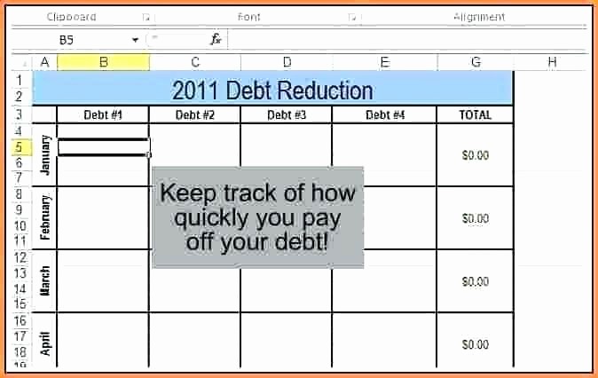 Credit Card Snowball Calculator Excel Unique Debt Payoff Calculator Excel Debt Payoff Spreadsheet Debt