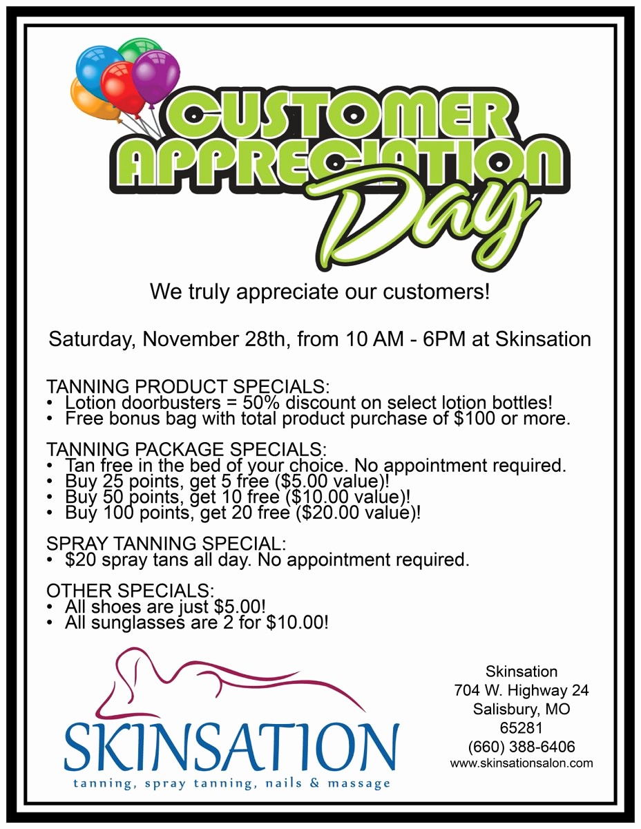 Customer Appreciation Day Flyer Template Inspirational Customer Appreciation Flyer Ideas to Pin On