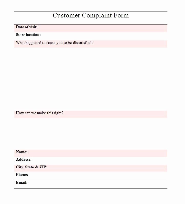 Customer Complaint Template for Excel Best Of Free Customer Plaint Log Template Petty Cash Log