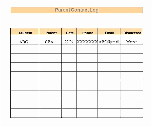 Customer Complaint Template for Excel Luxury Call Log Template Excel Medication List form Phone Pdf