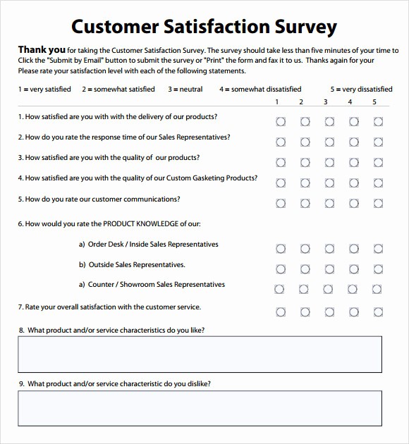 Customer Feedback form Template Word Awesome Customer Satisfaction Survey Template Word