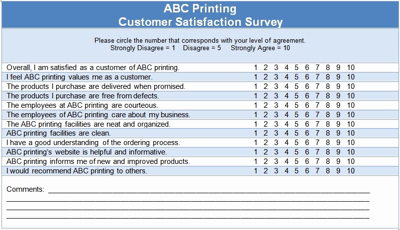Customer Feedback form Template Word Beautiful 6 Sample Survey Templates Excel Pdf formats