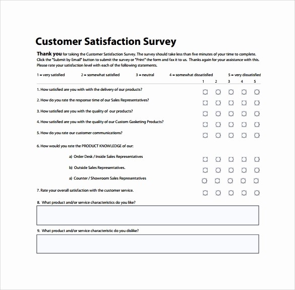 Customer Feedback form Template Word New Customer Survey Template Beepmunk
