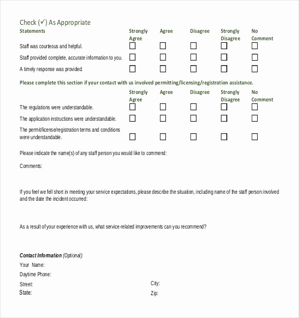 Customer Satisfaction Survey Template Free Beautiful 21 Feedback Survey Templates – Free Word Pdf Apple