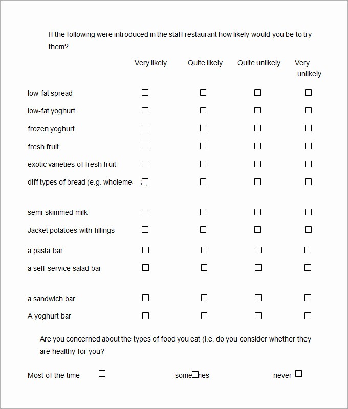 Customer Satisfaction Survey Template Free Beautiful Customer Satisfaction Survey Template 10 Free Pdf Word