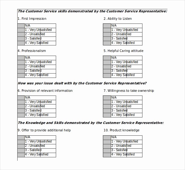 Customer Satisfaction Survey Template Word Beautiful 12 Customer Survey Templates – Doc Pdf