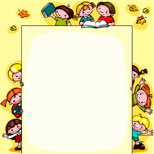 Cute School Backgrounds for Powerpoint Fresh Cartoon School Children Cute Design Vector 01 Free