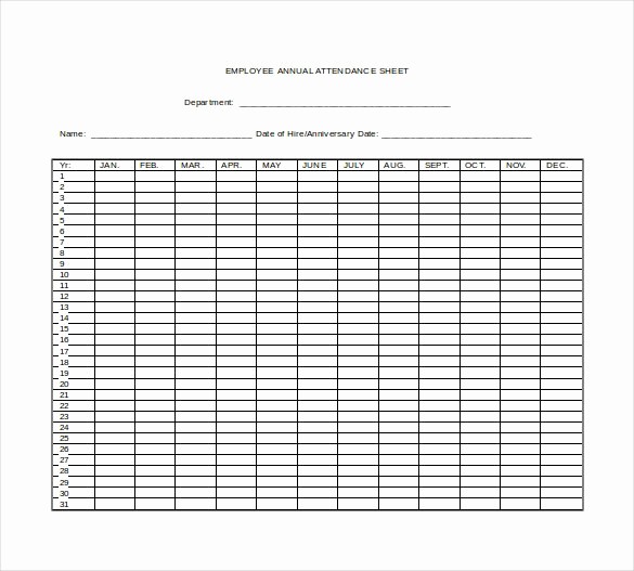 Daily attendance Sheet In Excel Best Of attendance Sheet Template 12 Free Word Excel Pdf