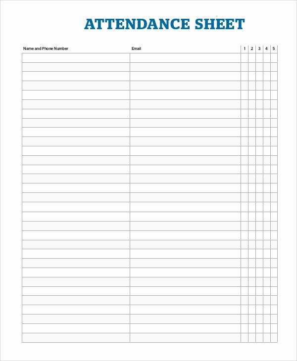 Daily attendance Sheet In Excel Fresh Basic Employee Daily attendance Sheet Excel Template