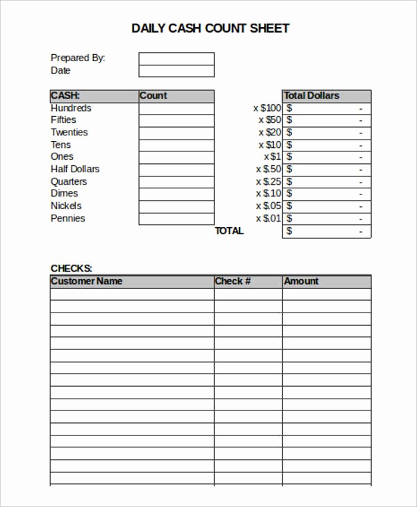 Daily Cash Report Template Excel Elegant 9 Daily Sheet Templates Free Word Pdf format Download