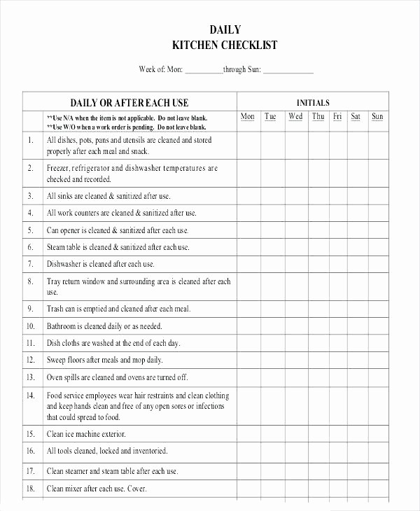 Daily Cleaning Checklist for Office Best Of Daily Fice Cleaning Chart – Gsfoundationfo