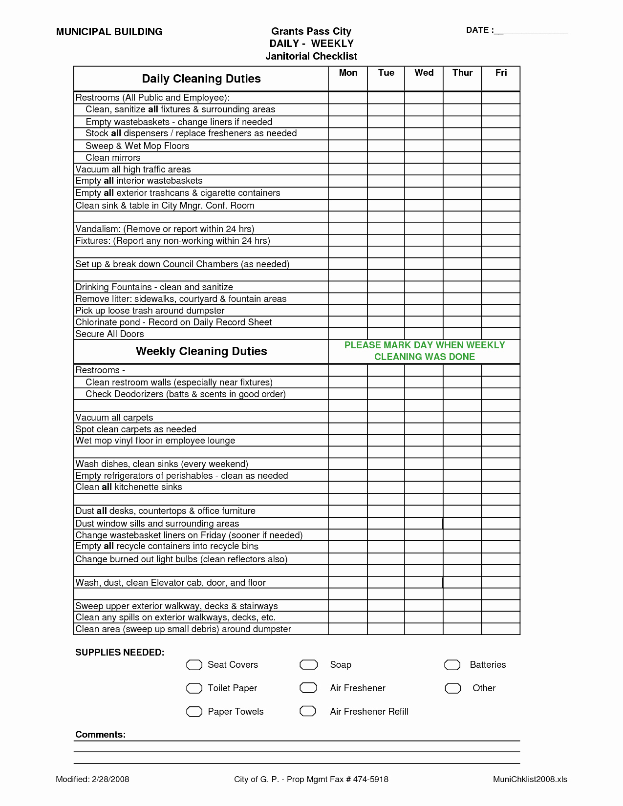 Daily Cleaning Checklist for Office Elegant Pin by Synsational On Cleaning Business