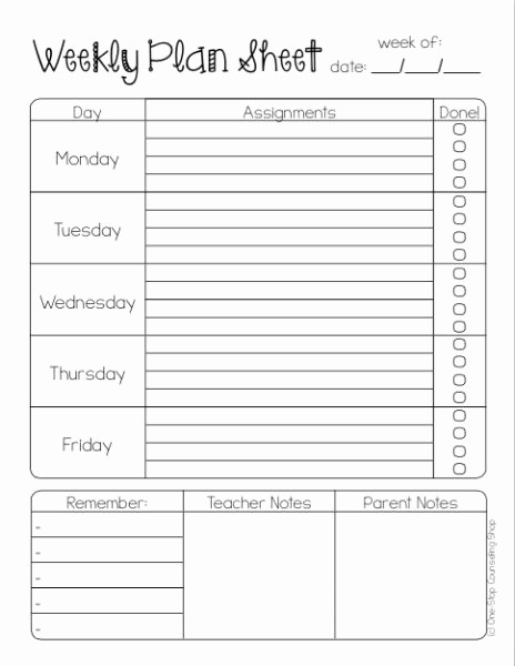 Daily Homework assignment Sheet Template Fresh 78 Bästa Idéer Om Homework Planner Printable På Pinterest