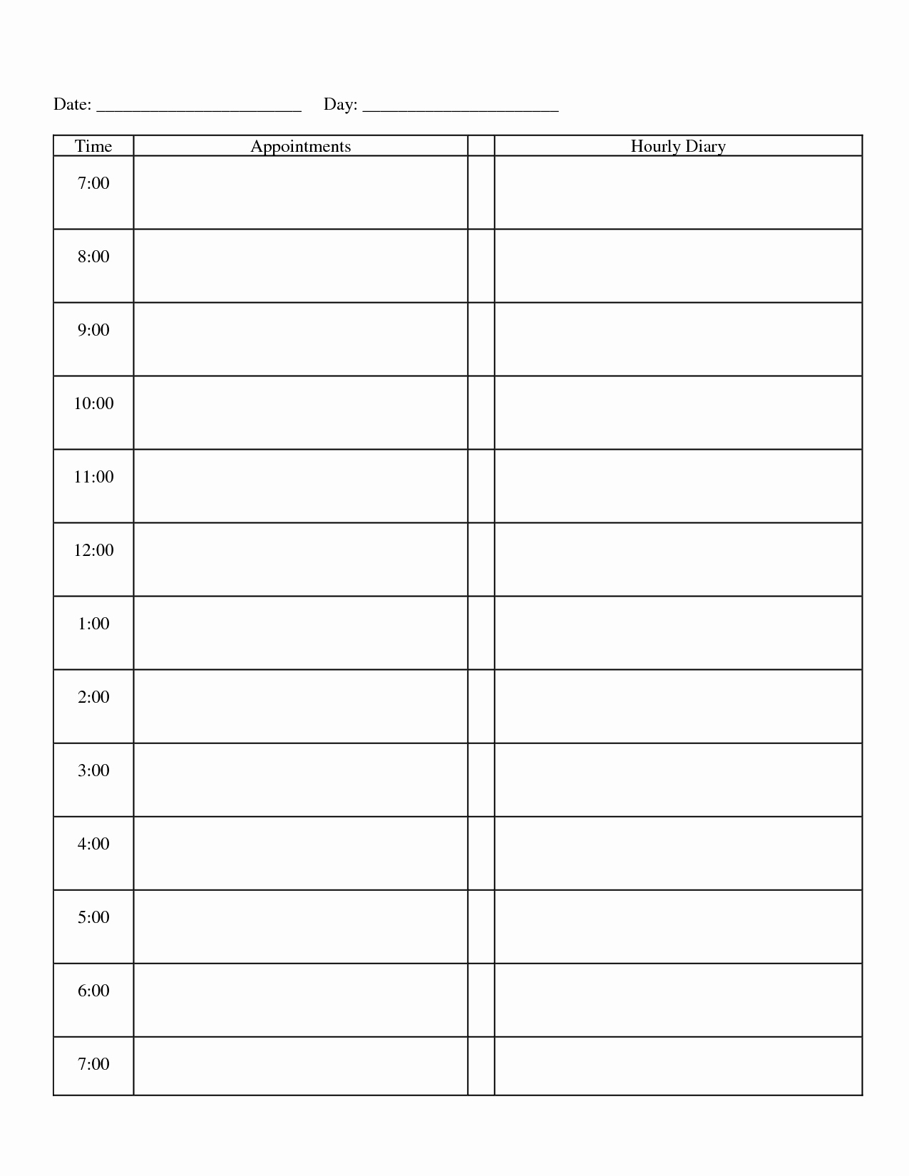 Daily Homework assignment Sheet Template New Best S Of Appointment Tracking Sheet Free Printable