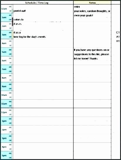 Daily Hourly Planner Template Excel Awesome Excel Daily Planner Template Hour Schedule Hourly
