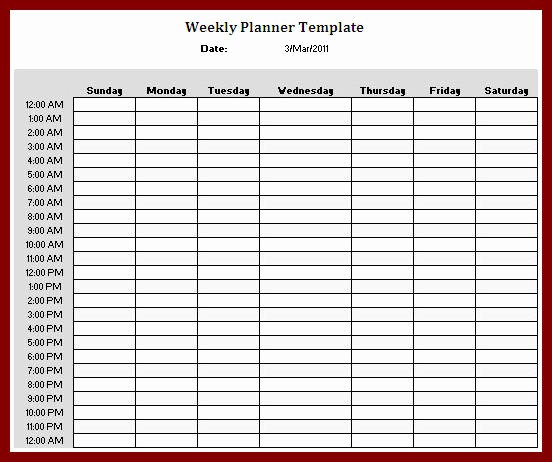 Daily Hourly Schedule Excel Template Beautiful Hourly Schedule Template Excel