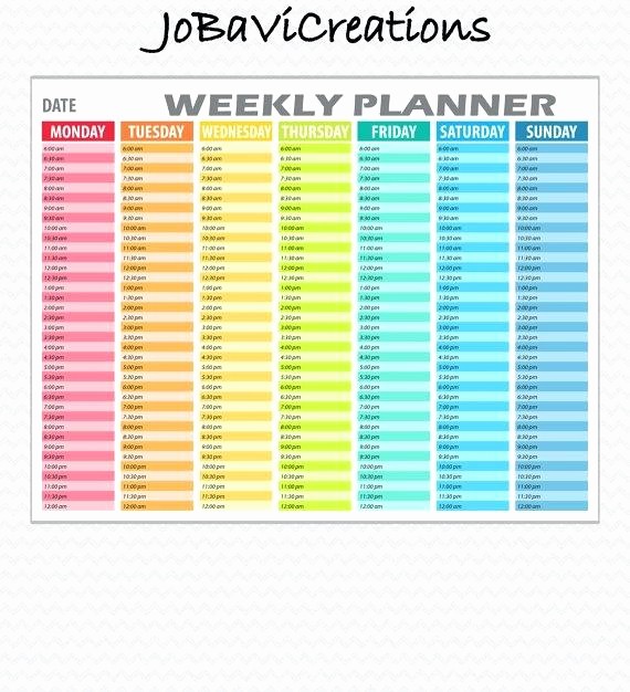 Daily Hourly Schedule Template Excel Unique Daily Hourly Planner Template Excel – Bestuniversitiesfo