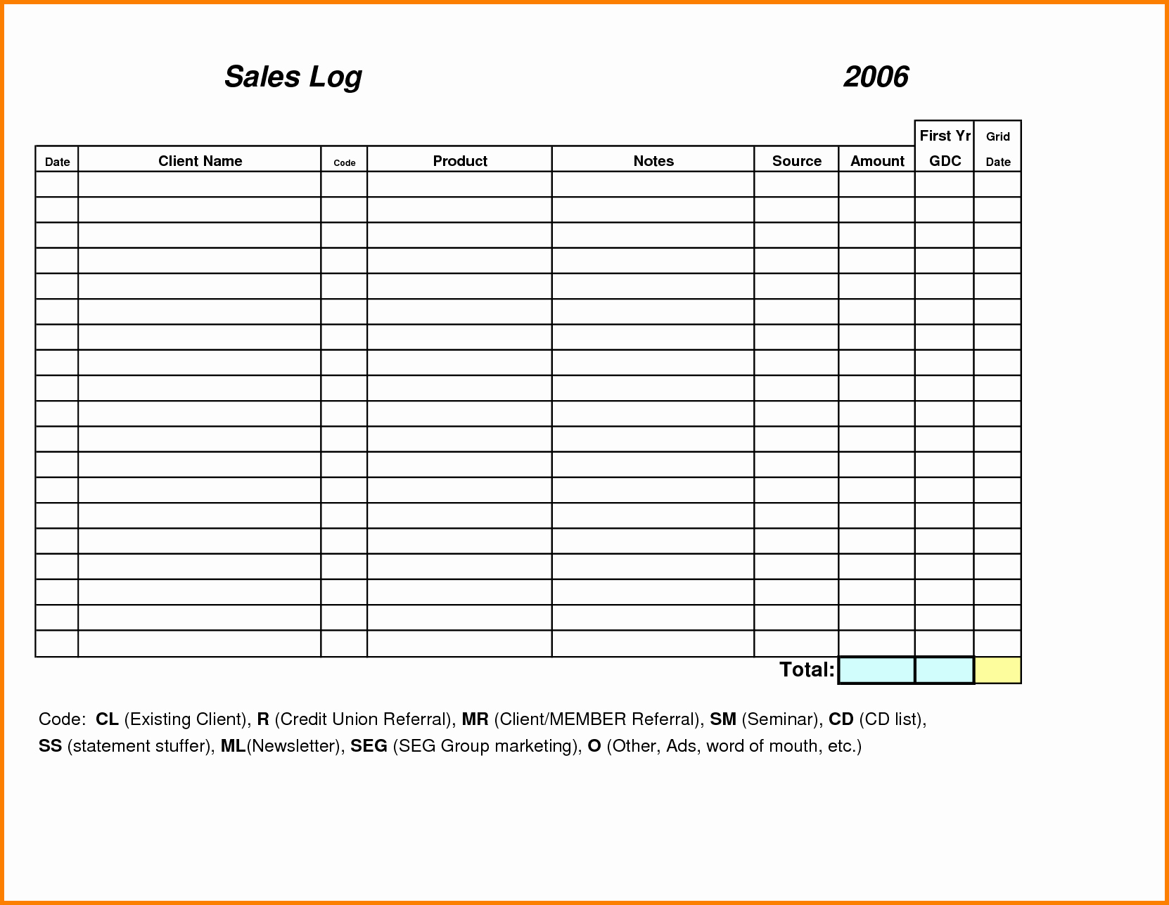 Daily Sales Call Sheet Template Fresh Sales Call Log Spreadsheet Bing Images