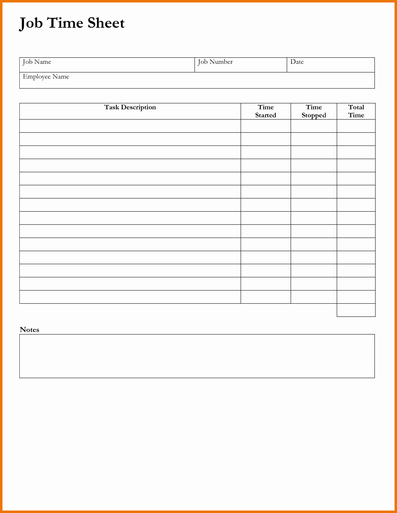 Daily Time Sheet Template Excel Awesome Time Spreadsheet Template Spreadsheet Templates for
