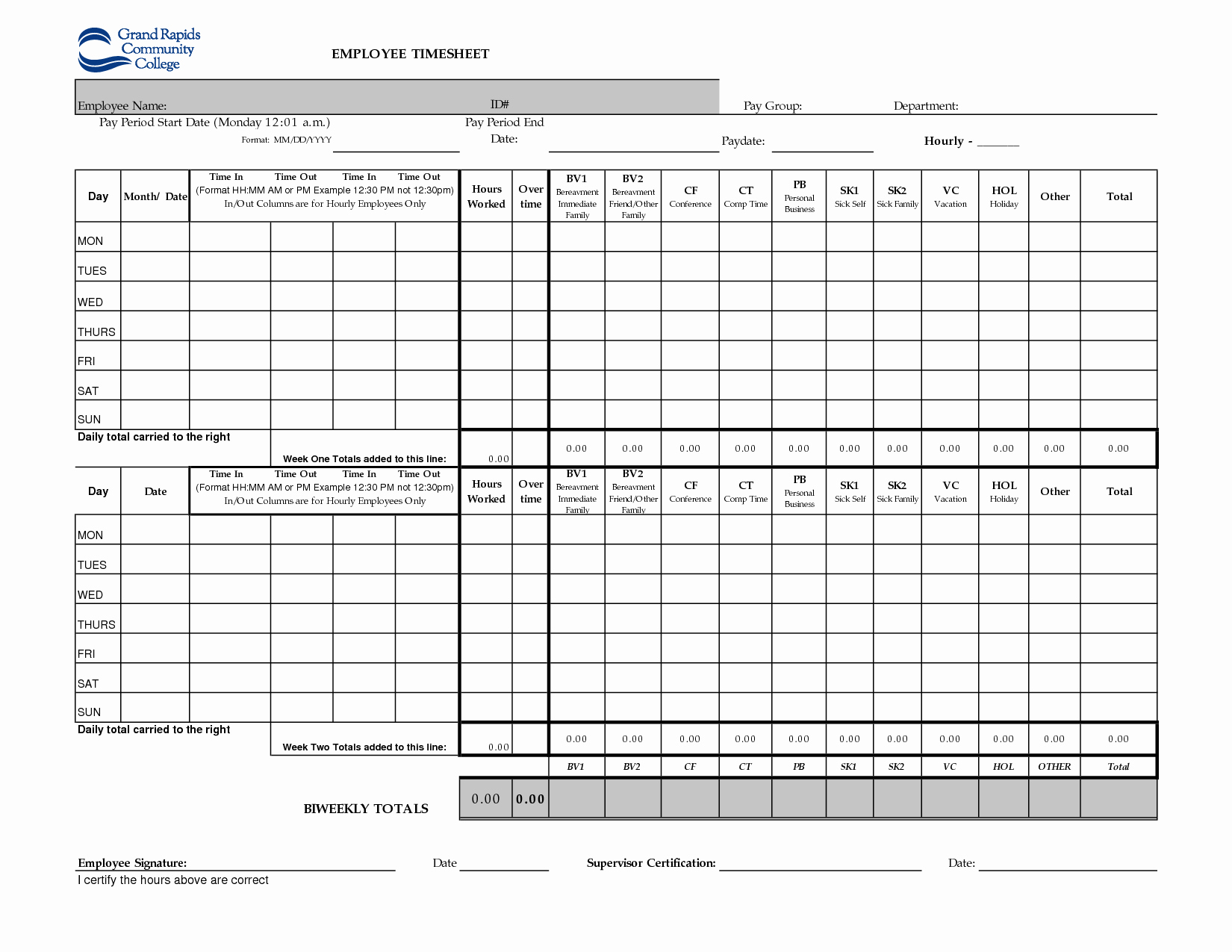Daily Time Sheets Free Printable Awesome Daily Timesheet Template Daily Timesheet Template Free
