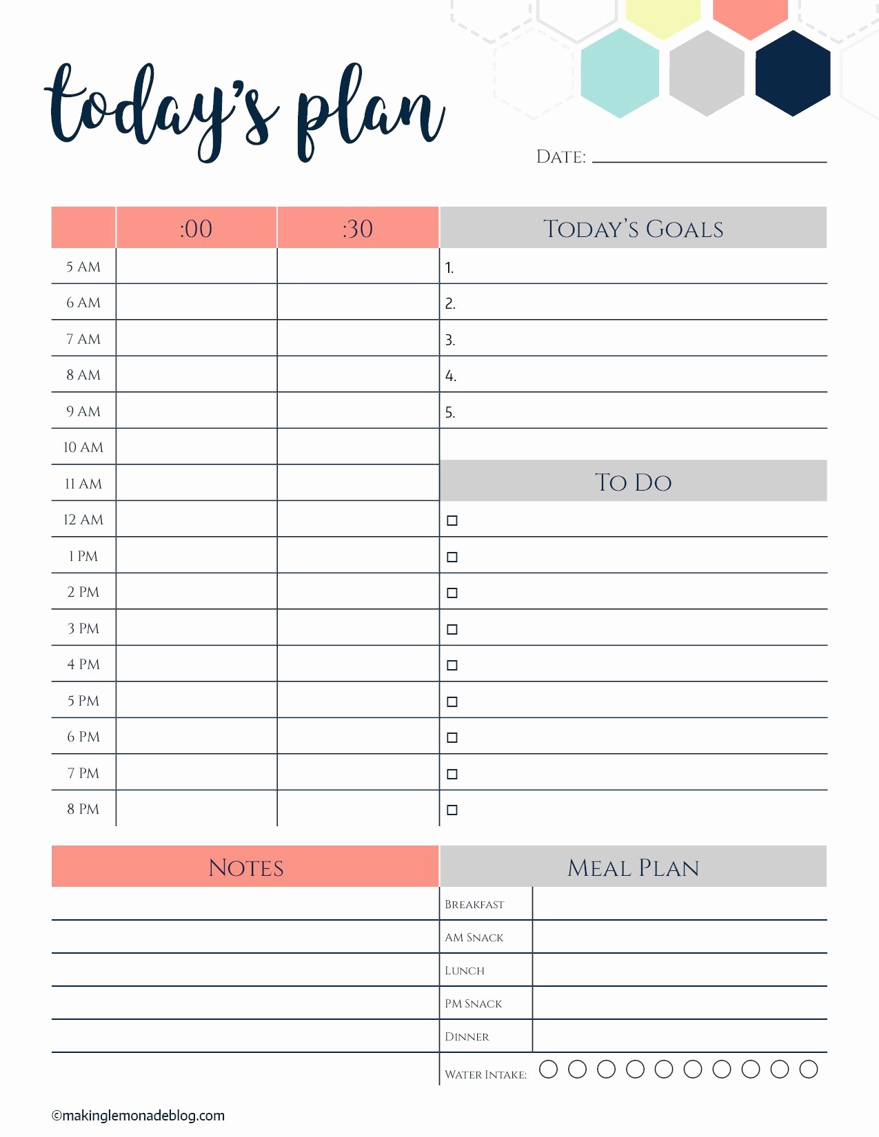 Daily Time Sheets Free Printable Lovely This Free Printable Daily Planner Changes Everything