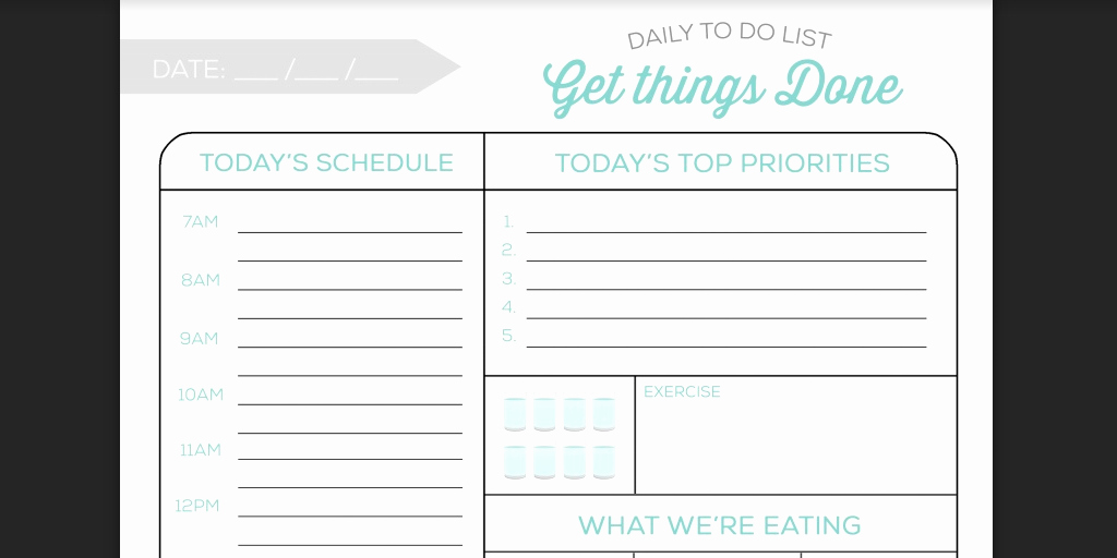 Daily to Do List Examples Elegant Every to Do List Template You Need the 21 Best Templates