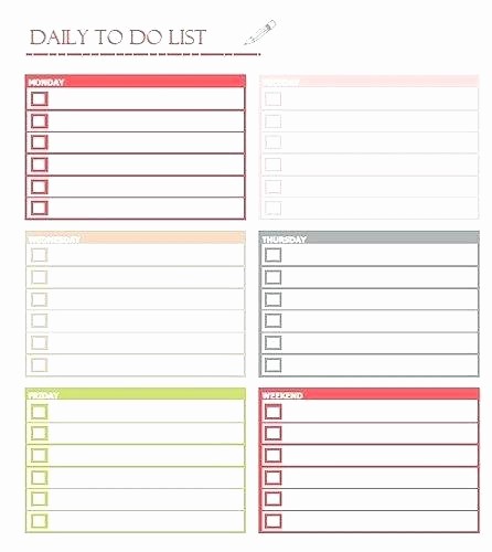 Daily Weekly Monthly Checklist Template Luxury Printable to Do List Templates Kitty Baby Love with Blank