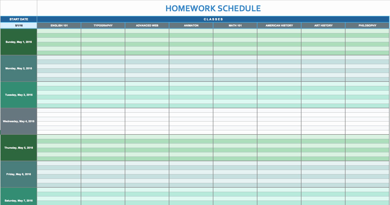 Daily Work Schedule Template Excel Beautiful Free Daily Schedule Templates for Excel Smartsheet