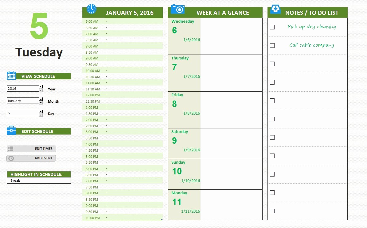 Daily Work Schedule Template Excel Fresh Daily Work Log Template Word Excel Pdf formats