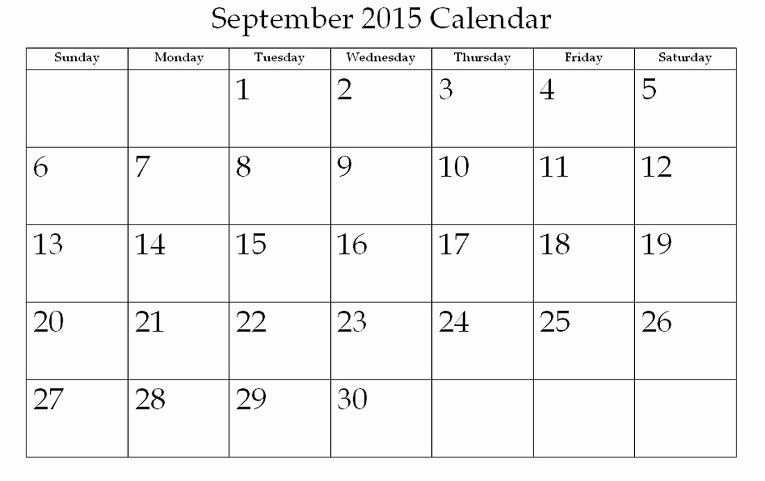 December 2015 Calendar Word Document Best Of Time and Date September 2015 Calendar Full Templates for