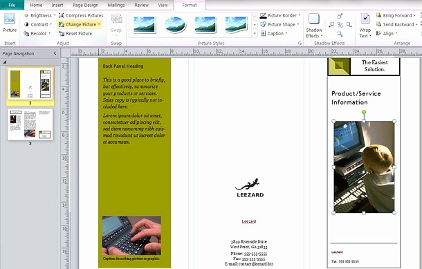 Design A Pamphlet In Word Luxury How to Make A Pamphlet