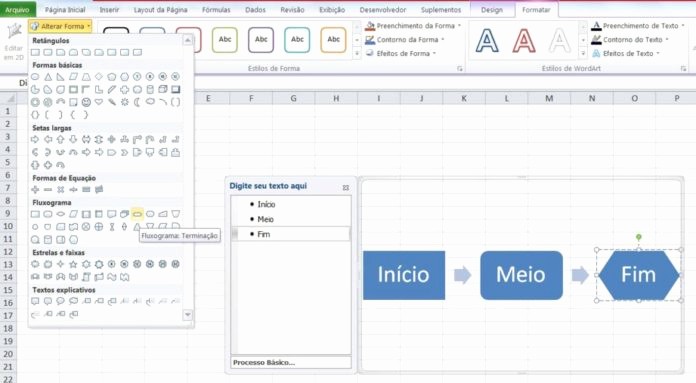 Diagramas De Flujo En Excel Fresh Aprenda A Montar Um Fluxograma De Processos No Excel