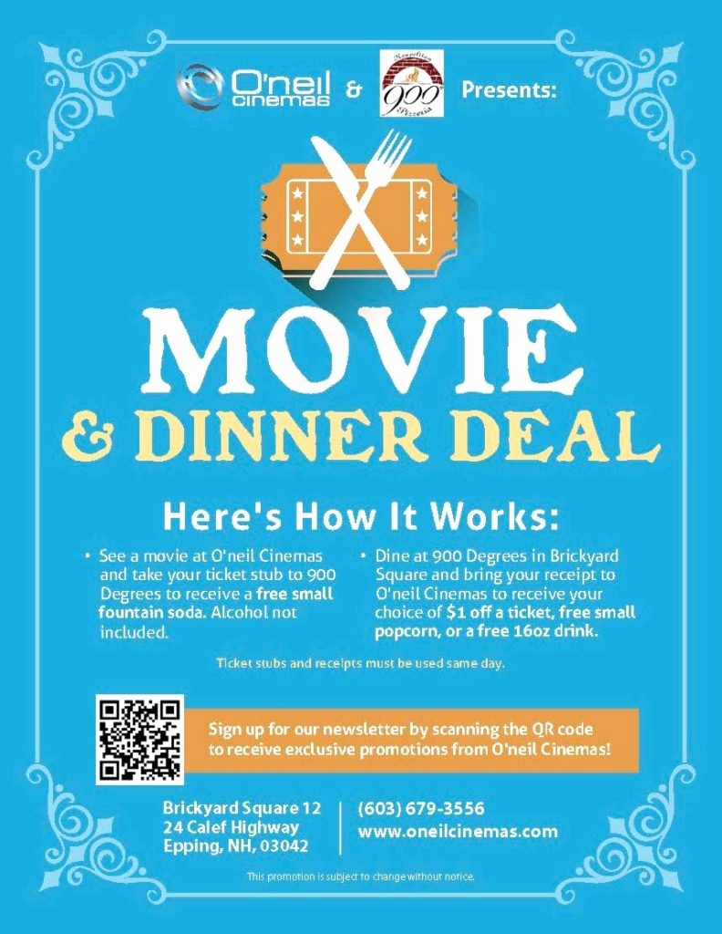 Dinner and A Movie Flyer Beautiful Promotions