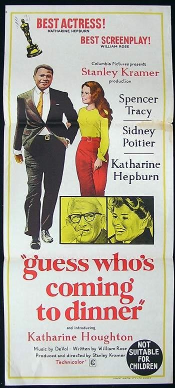 Dinner and A Movie Flyer Elegant Guess whos Ing to Dinner Movie Poster 1967 Spencer