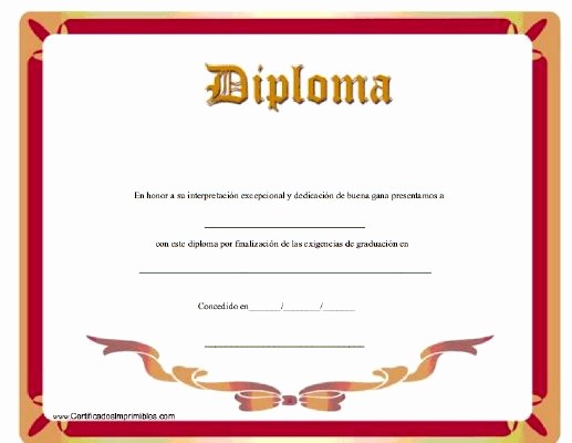 Diplomas Para Imprimir Y Editar Fresh Se Le Otorga El Diploma A Ma isabel Leticia Barrueta