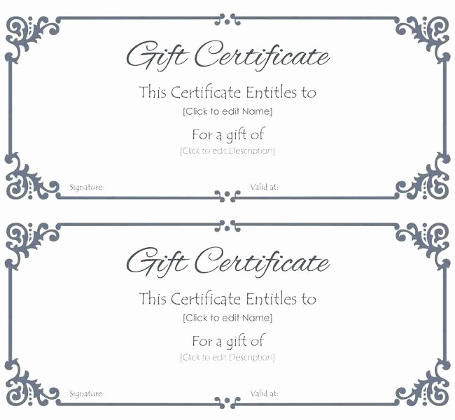 Diy Gift Certificate Template Free Best Of Gift Cards for Business Certificates Ideas Free Printable
